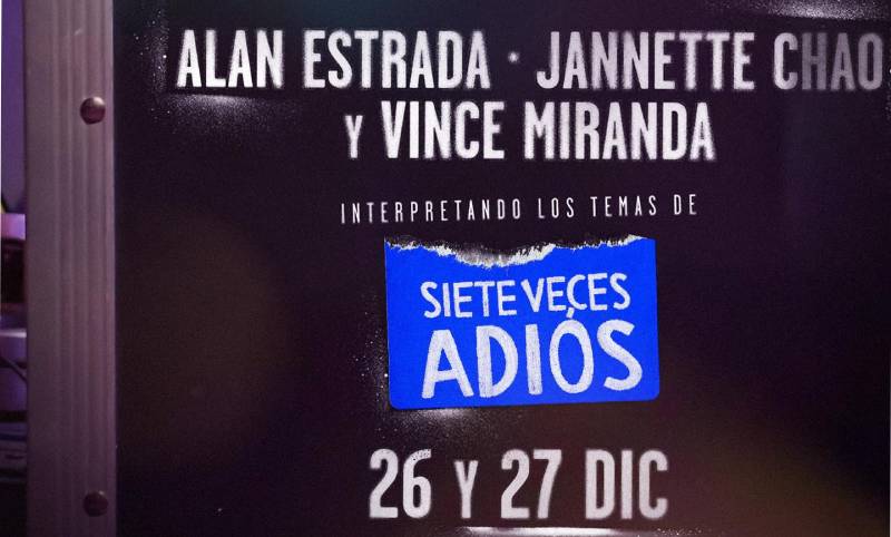 Alan Estrada, Jannette Chao y Vince Miranda cantarán los temas de “Siete Veces Adiós”