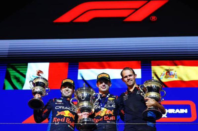 Verstappen y Pérez consiguen su primer podio de la temporada