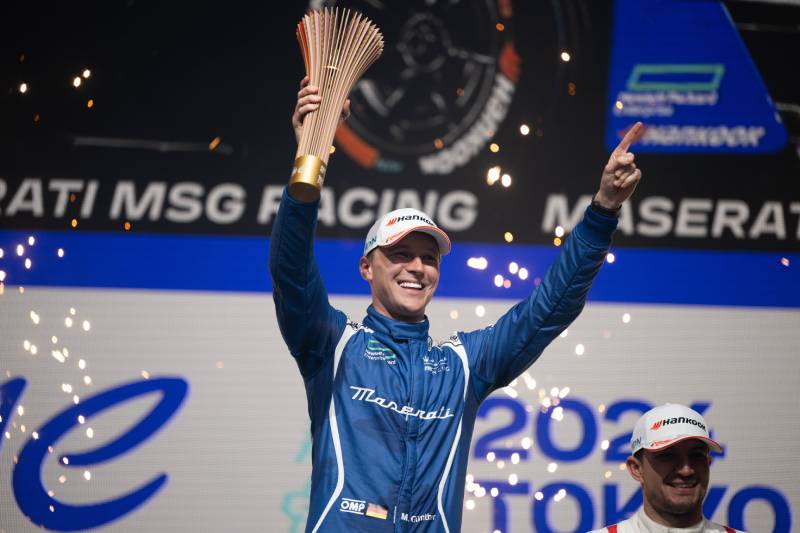 Maximilian Günther consigue la victoria para Maserati MSG Racing en el primer Tokyo E-Prix