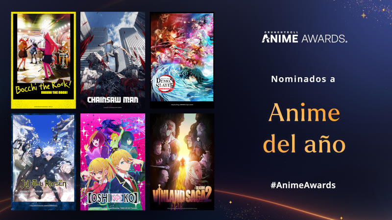 Nominados para los Anime Awards 2024