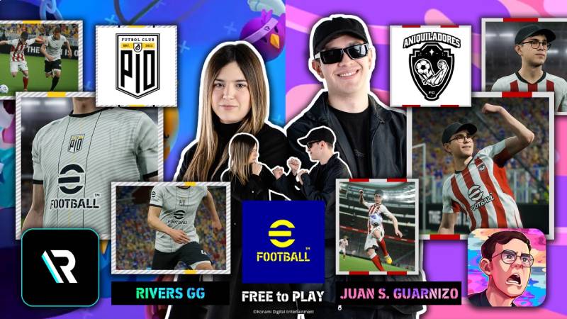 Juan S. Guarnizo y Rivers se suman a “eFootball 2024” 