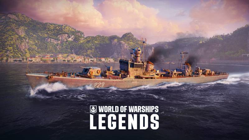 Los cruceros ligeros japoneses zarpan en “World of Warships: Legends”