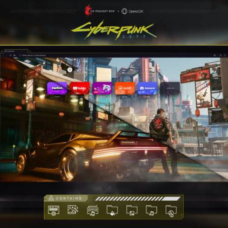 “Cyberpunk 2077” viste a Opera GX