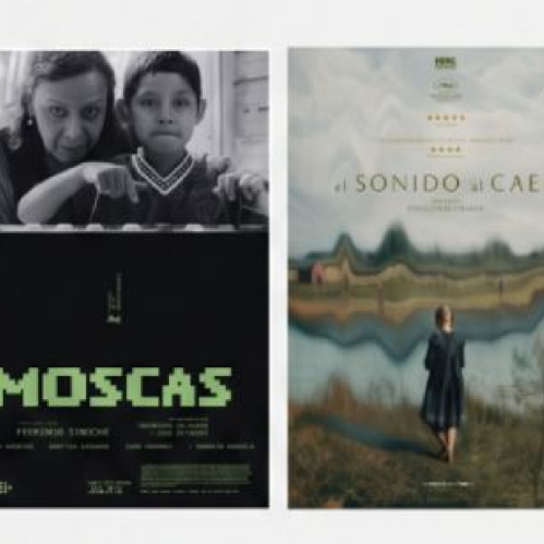 Composición con cuatro pósters de películas internacionales incluidas en la selección de julio de Sala de Arte Cinépolis.