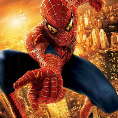 Spider-Man lanzando telaraña