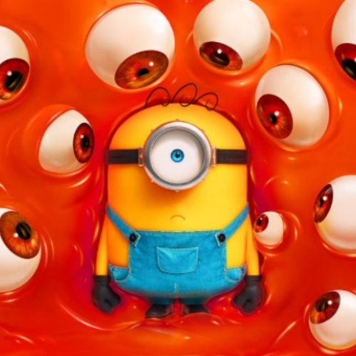 Arte promocional de Minions & Monstruos para funciones relajadas de Cinépolis.