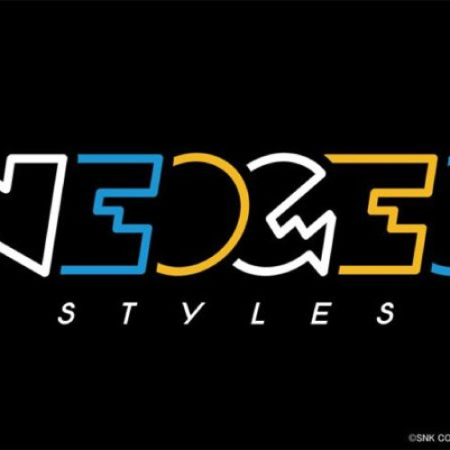 Logotipo oficial de NEOGEO STYLES sobre fondo negro, la nueva tienda en línea de SNK enfocada en ropa, accesorios y productos inspirados en sus franquicias clásicas de videojuegos.