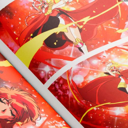 Ilustración de estilo anime con tonos intensos y efectos dinámicos, mostrando a un personaje en pose heroica rodeado de energía.