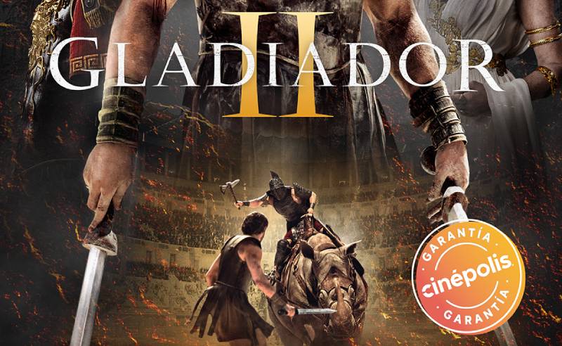 Gladiador II: La esperada secuela épica llega a los cines con Garantía CInépolis