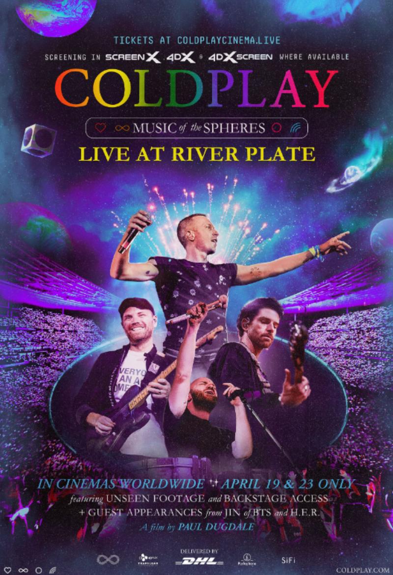 Reseña: “Coldplay - Music of the Spheres: Live at River Plate” (4DXScreen)