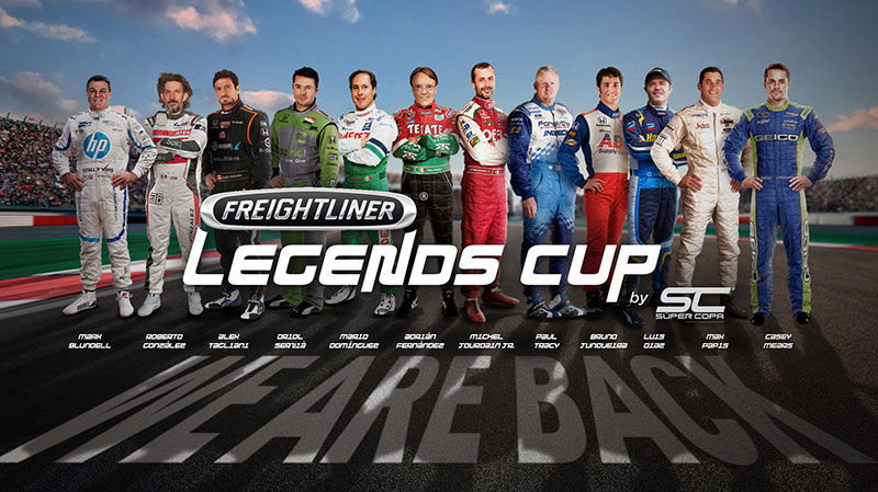 Leyendas regresan a la pista en la Freightliner Legends Cup en el México GP 2022