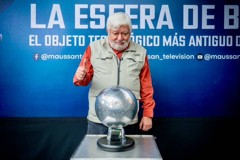 Jaime Maussan considera que la Esfera de Buga fue hecha en la Tierra