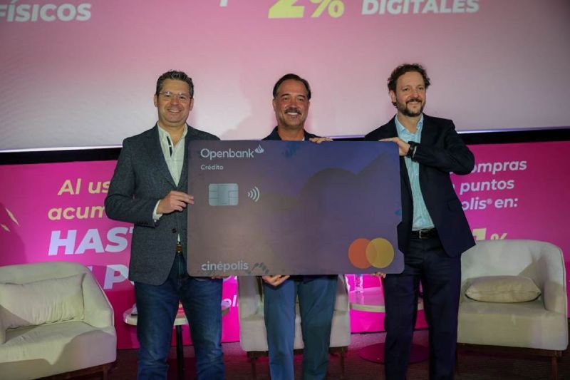 Lanzamiento de la tarjeta Cinépolis by Openbank México Presentación oficial de una tarjeta de crédito conjunta entre Openbank México, Cinépolis y Mastercard.