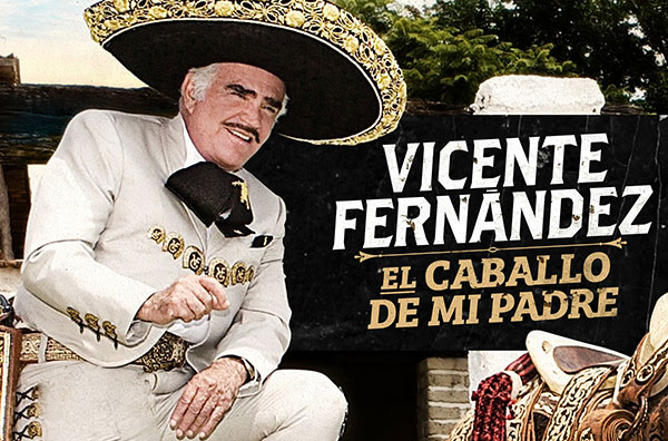 PoluxWeb - Vicente Fernández se monta en 'el caballo de su padre'