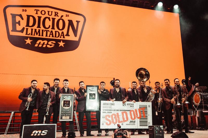 Banda MS ofrece concierto en la Arena CDMX