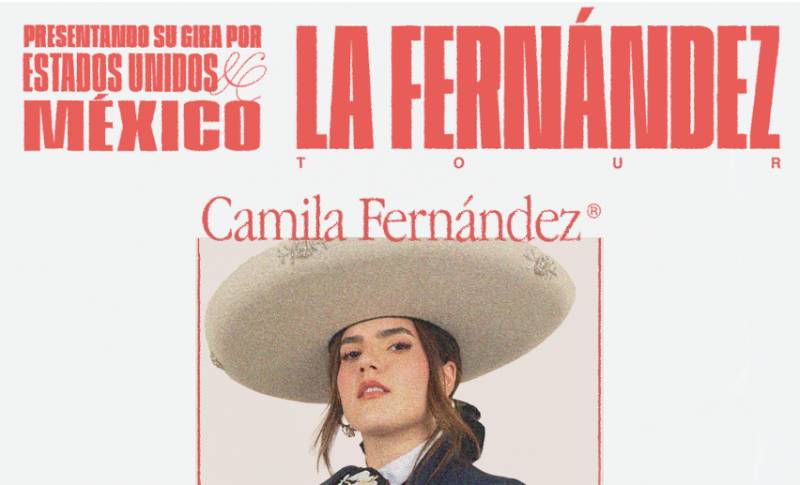 Camila Fernández anuncia su primera gira por Estados Unidos y México