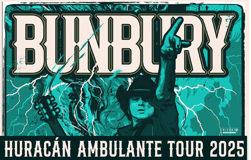 Enrique Bunbury regresa a México en 2024 con tres conciertos