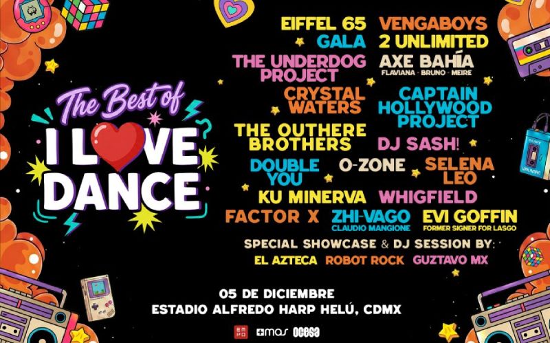 I Love Dance 2026 confirma su regreso a la CDMX y dará el salto al Estadio Alfredo Harp Helú