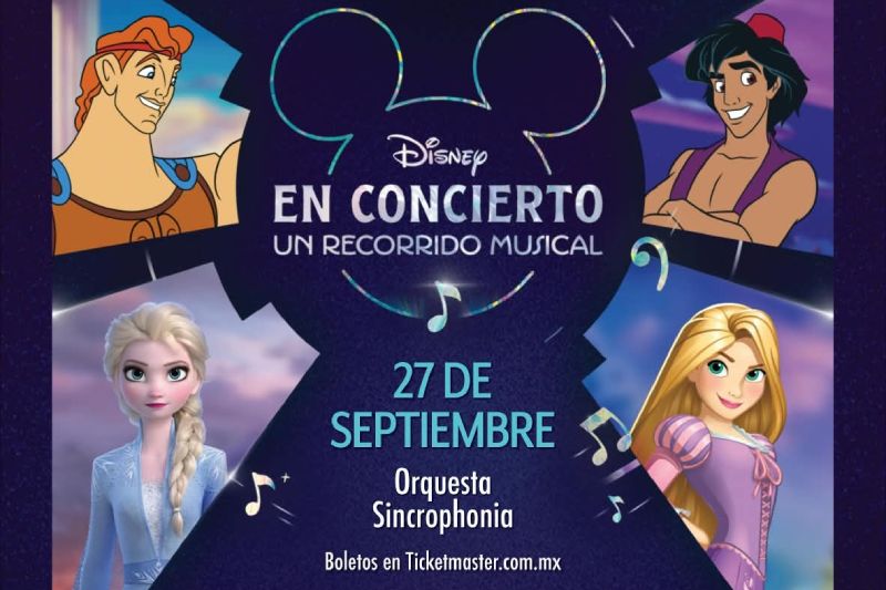 Disney En Concierto: Un Recorrido Musical llegará al Auditorio Nacional este 27 de septiembre