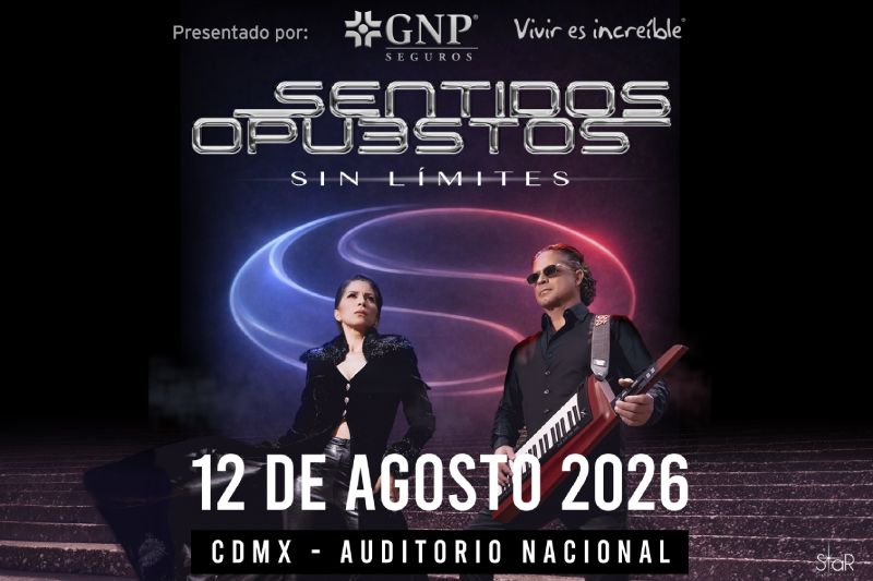  “Sentidos Opuestos” celebrará más de tres décadas de carrera en el Auditorio Nacional 