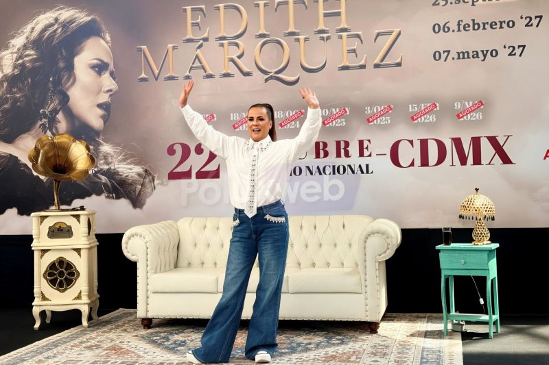 Edith Márquez prepara su regreso al Auditorio Nacional