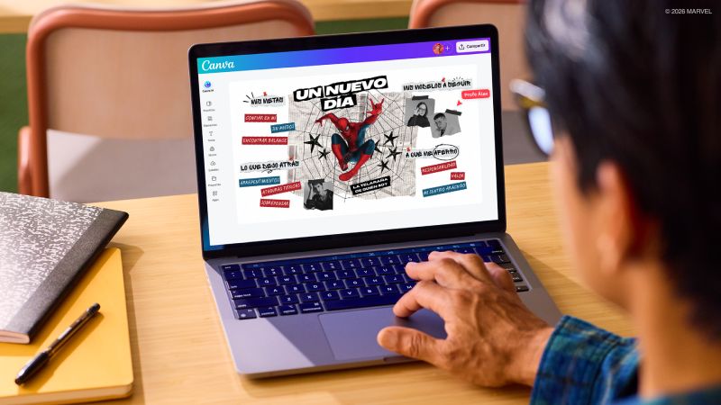 Canva lanza la colección de plantillas de Spider-Man: Un Nuevo Día con más de 160 diseños