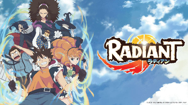 El anime de Radiant se estrenará en Cartoon Network con doblaje en