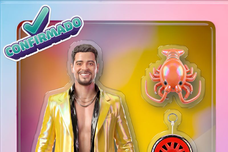 Figura estilizada de Moisés Peñaloza en una composición visual colorida con accesorios representativos.