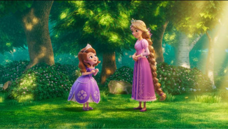 Sofía inicia una nueva aventura mágica en Disney+ con la llegada de Rapunzel