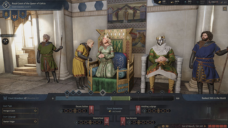 Liberan la primera gran expansión para “Crusader Kings III: Royal Court”