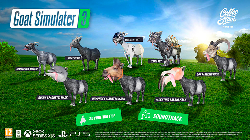 Fecha en que “Goat Simulator 3” se estrellará contra la PC y consolas