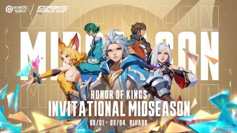 Honor of Kings domina Riad con el Invitational Midseason 2024