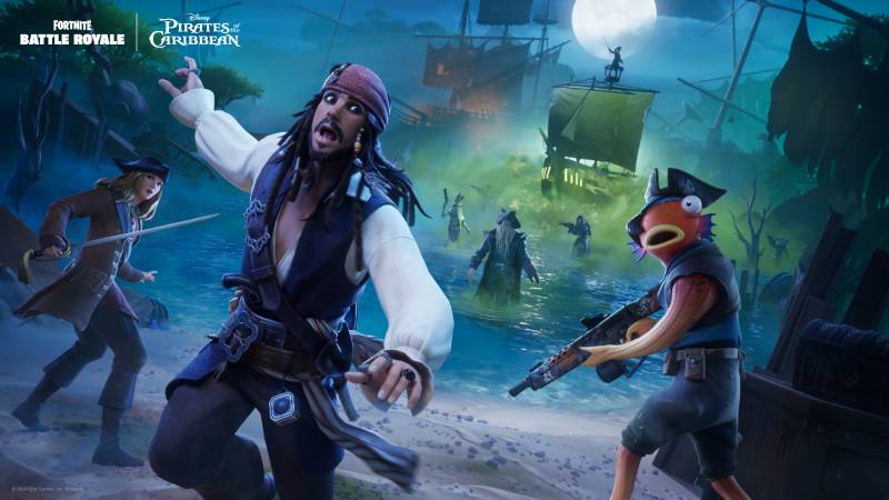 Llega la aventura de Piratas del Caribe a Fortnite