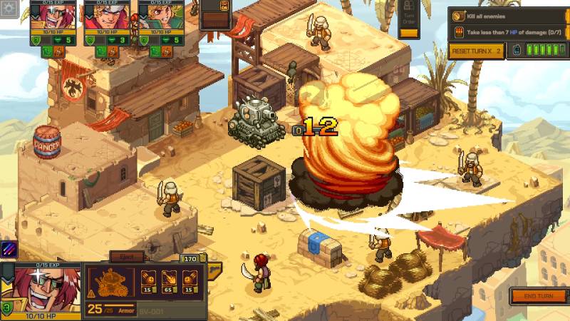 Anuncian demo jugable y período de lanzamiento de “Metal Slug Tactics”