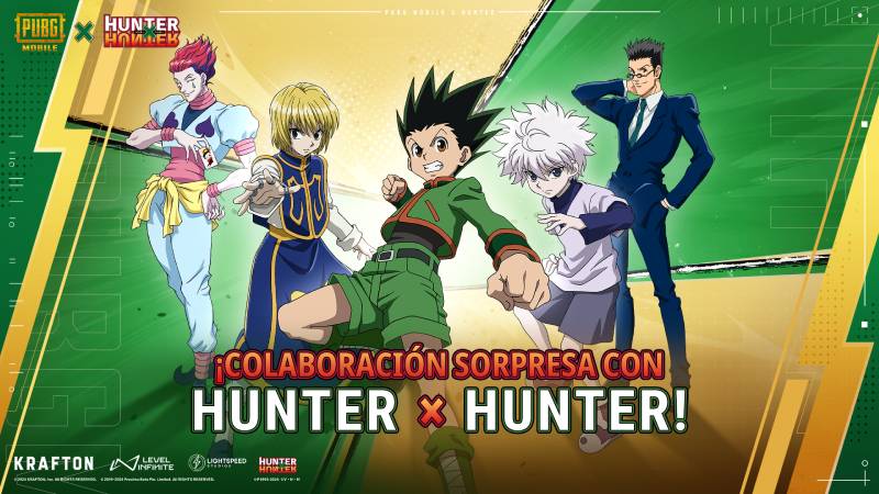 PUBG MOBILE y Hunter x Hunter se unen para una experiencia de combate única