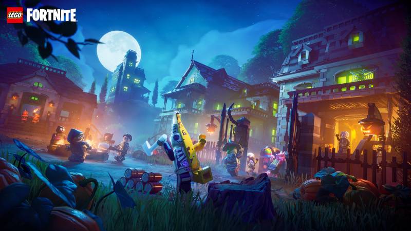 LEGO Fortnite lanza actualización de Halloween con pantalla dividida y el “Pase Ladrillos y Sustos”