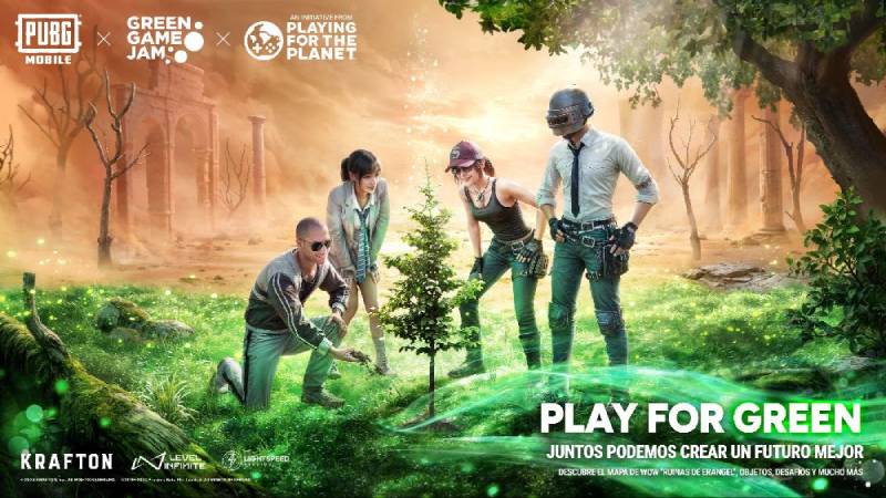 PUBG MOBILE lanza “Play For Green” para concientizar sobre el cambio climático 