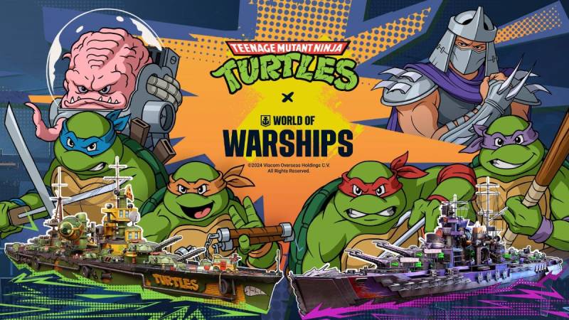 Las Tortugas Ninja zarpan hacia World of Warships en una épica colaboración