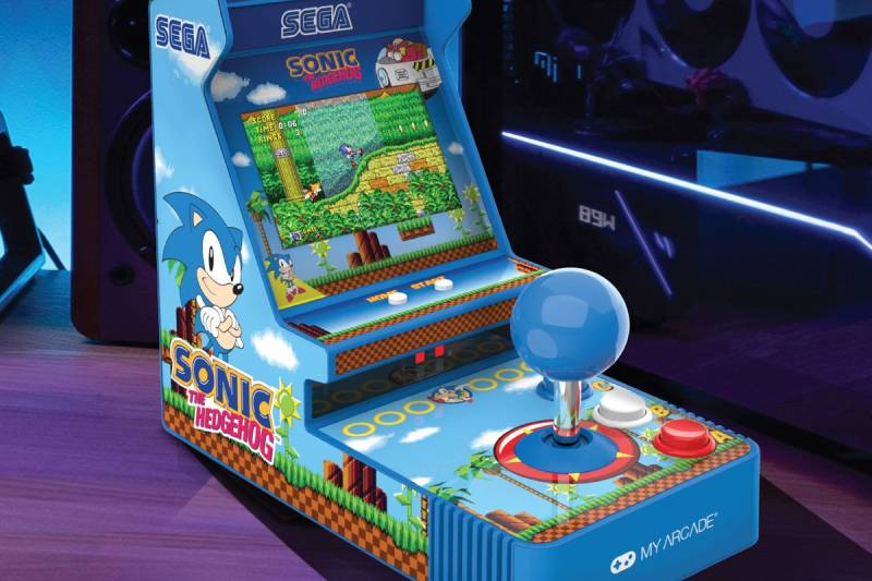 SEGA y My Arcade lanzan línea retro con Sonic The Hedgehog