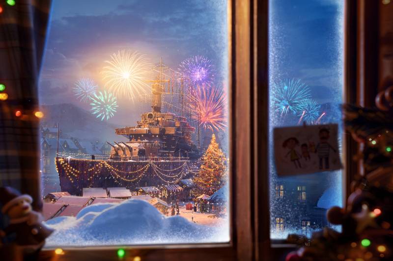 World of Warships celebra la Navidad con eventos y recompensas