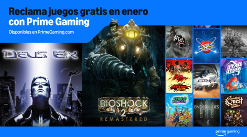 Juegos gratis de Prime Gaming para enero de 2025