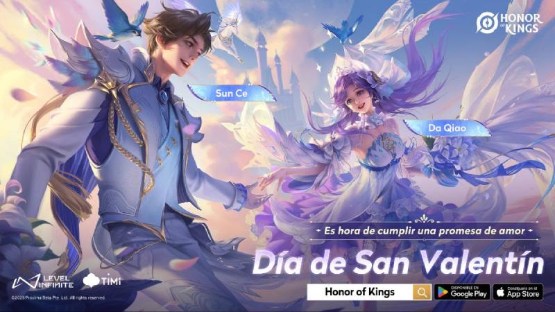 Honor of Kings celebra San Valentín con nuevos aspectos y eventos especiales