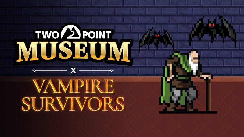 Vampire Survivors invade el Digiverse de Two Point Museum