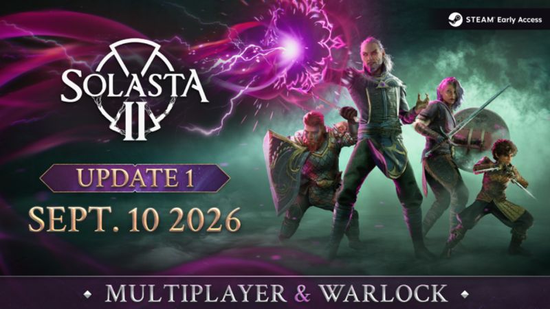 La Actualización 1 de Solasta II llega con cooperativo para 4 jugadores y nuevos eventos 