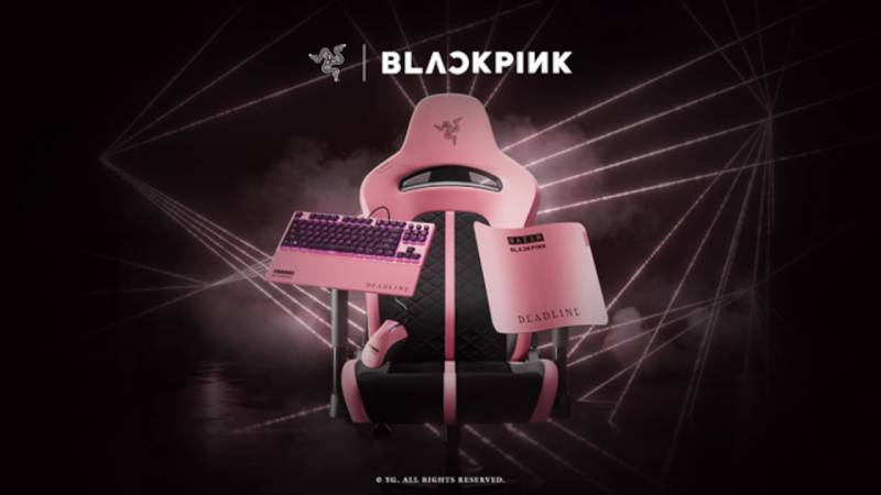 Lanzan colección BLACKPINK con diseño rosa y enfoque gamer