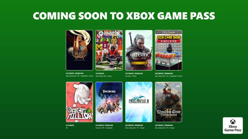 Xbox Game Pass suma estrenos clave y regresos esperados