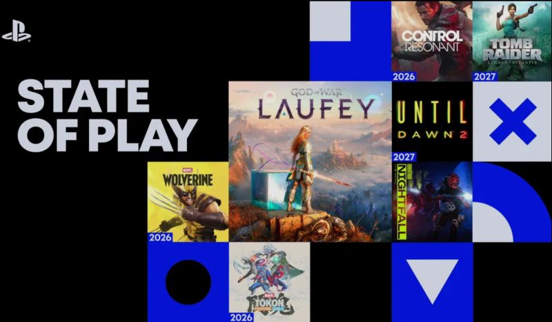State of Play – Junio 2026 Gráfico promocional con varios títulos destacados de PlayStation presentados durante un evento digital.