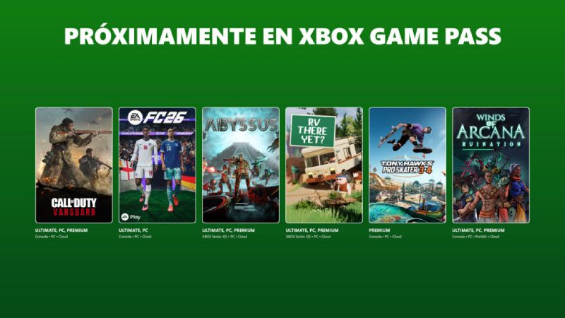 Xbox Game Pass anuncia nuevos juegos para junio y julio con estrenos día uno