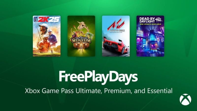 Días de Juego Gratis trae PGA Tour 2K25, Two Point Museum, Assetto Corsa y Dead by Daylight