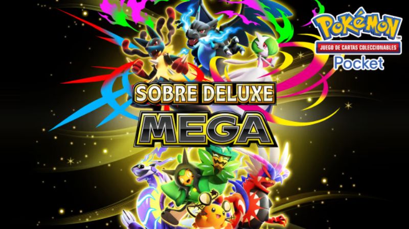 JCC Pokémon Pocket añade alquiler de barajas y el evento Mega-Garchomp ex   